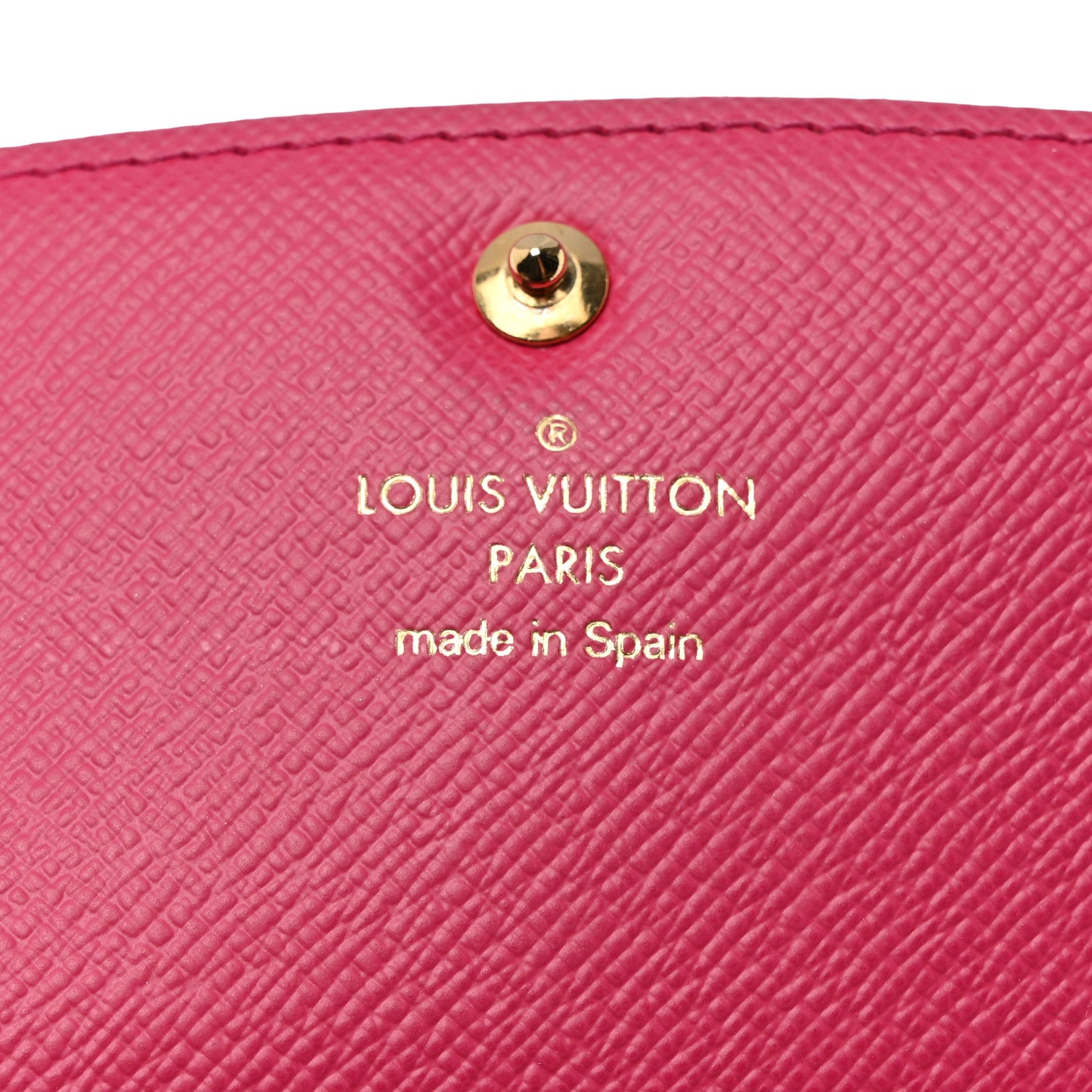 Louis Vuitton Monogram Bloom Flower Emilie Wallet Fuchsia 7 of 11