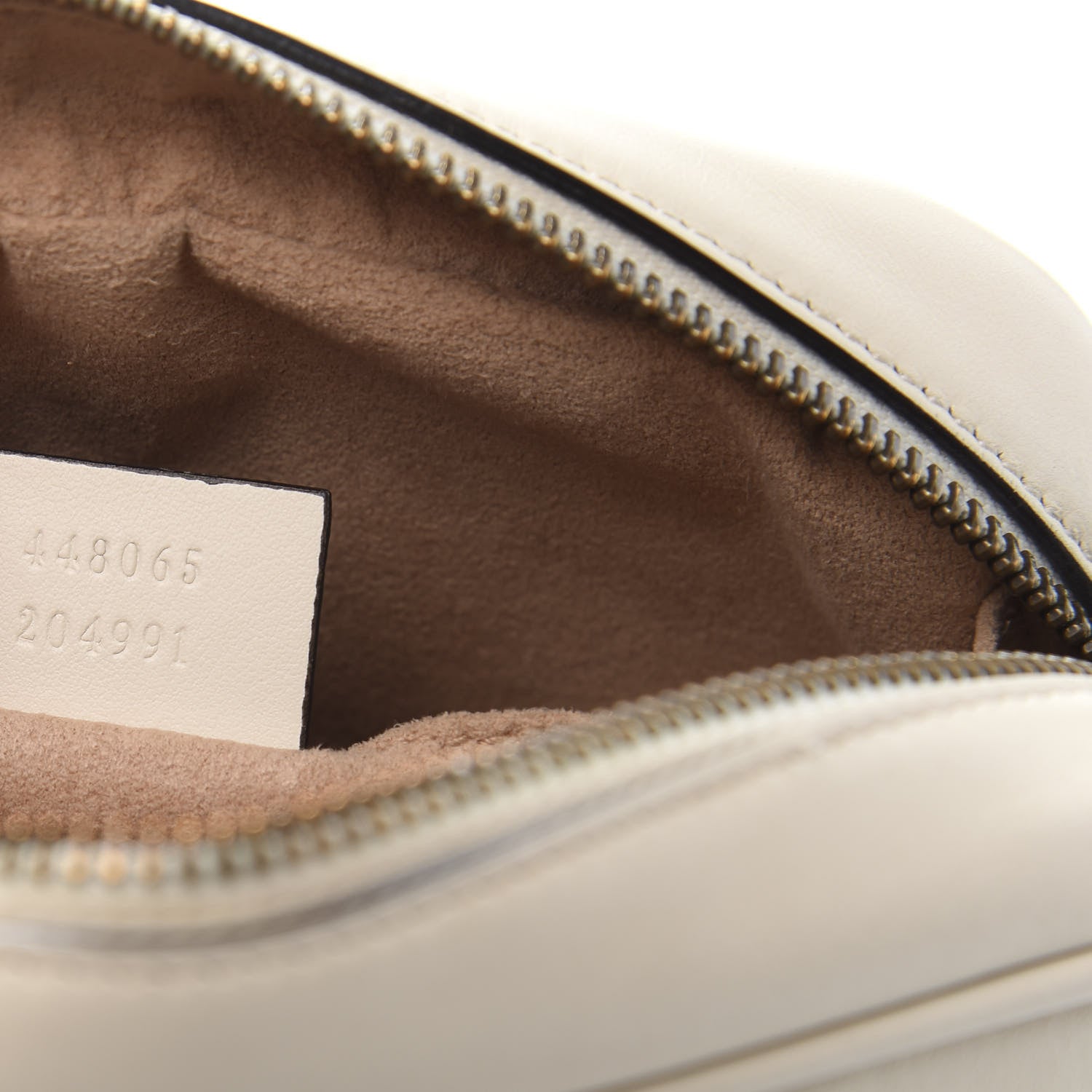 Gucci Calfskin Matelasse Mini GG Marmont Chain Shoulder Bag White 7 of 12