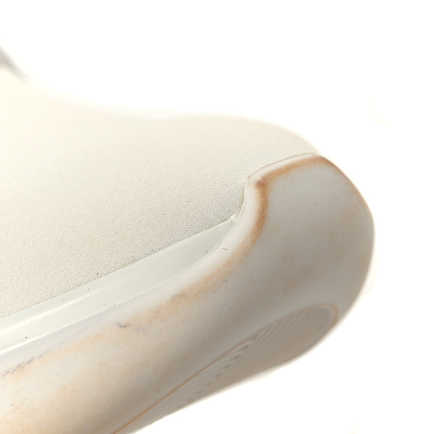 Neoprene Suede Mesh Baisse Jaw Low Sneakers 37 White