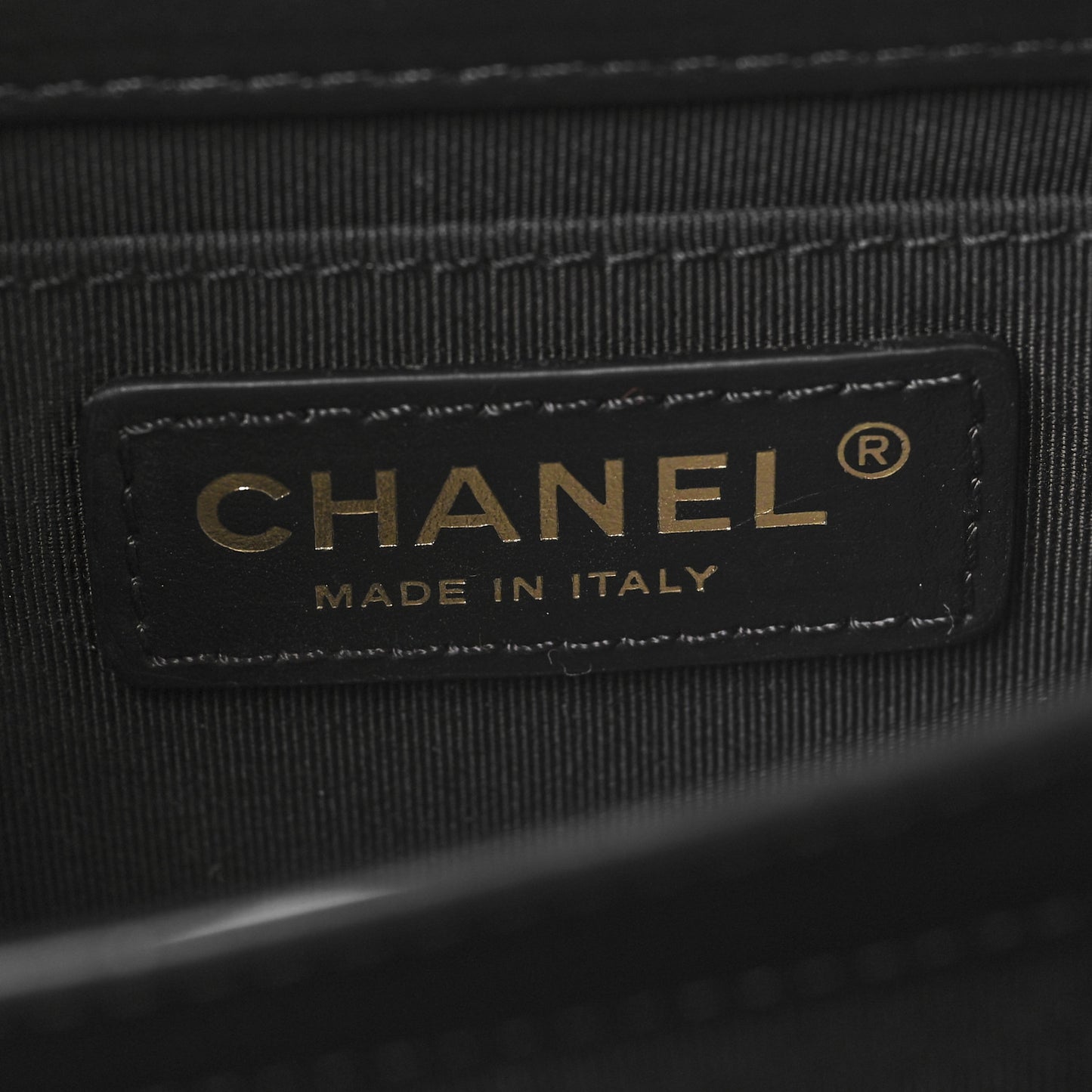 Lambskin Quilted CC Chain Flap Black