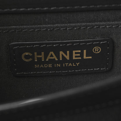 Chanel Lambskin Quilted CC Chain Flap Black 7 of 11