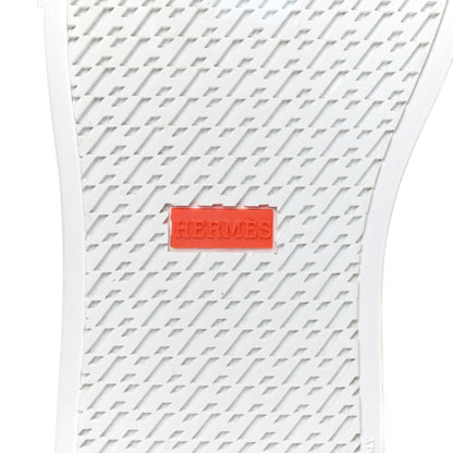 Hermes Canvas Calfskin Deep Sneakers 38 Framboise White 8 of 9