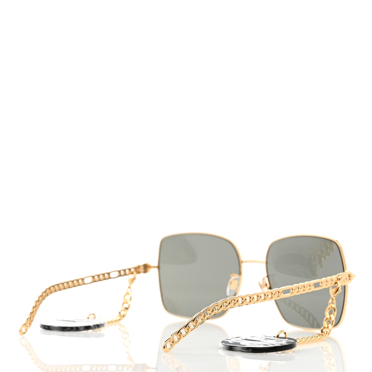 Square Frame Oversized Sunglasses GG0724S Gold