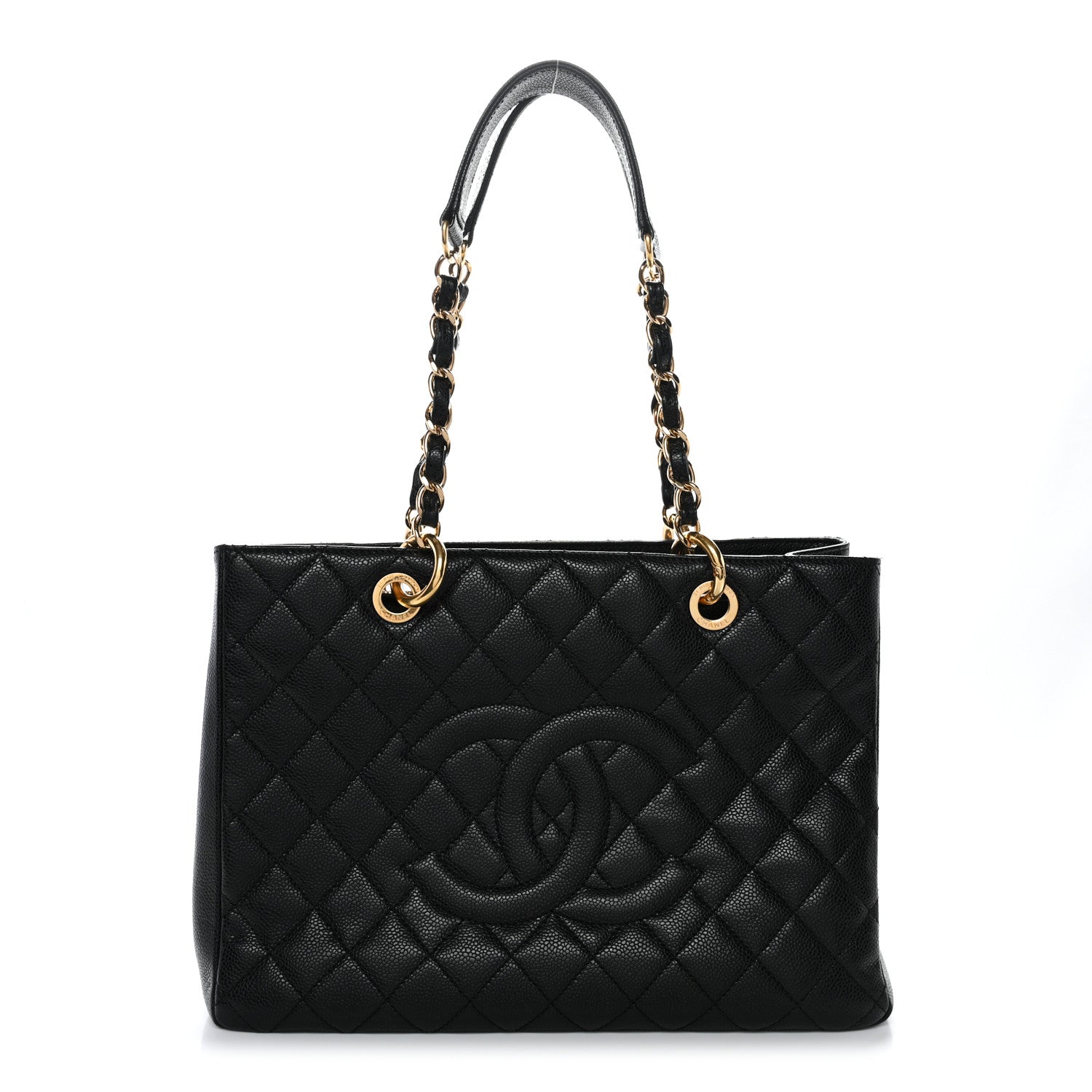 Chanel Caviar Quilted Grand Shopping Tote GST Black 1 of 10