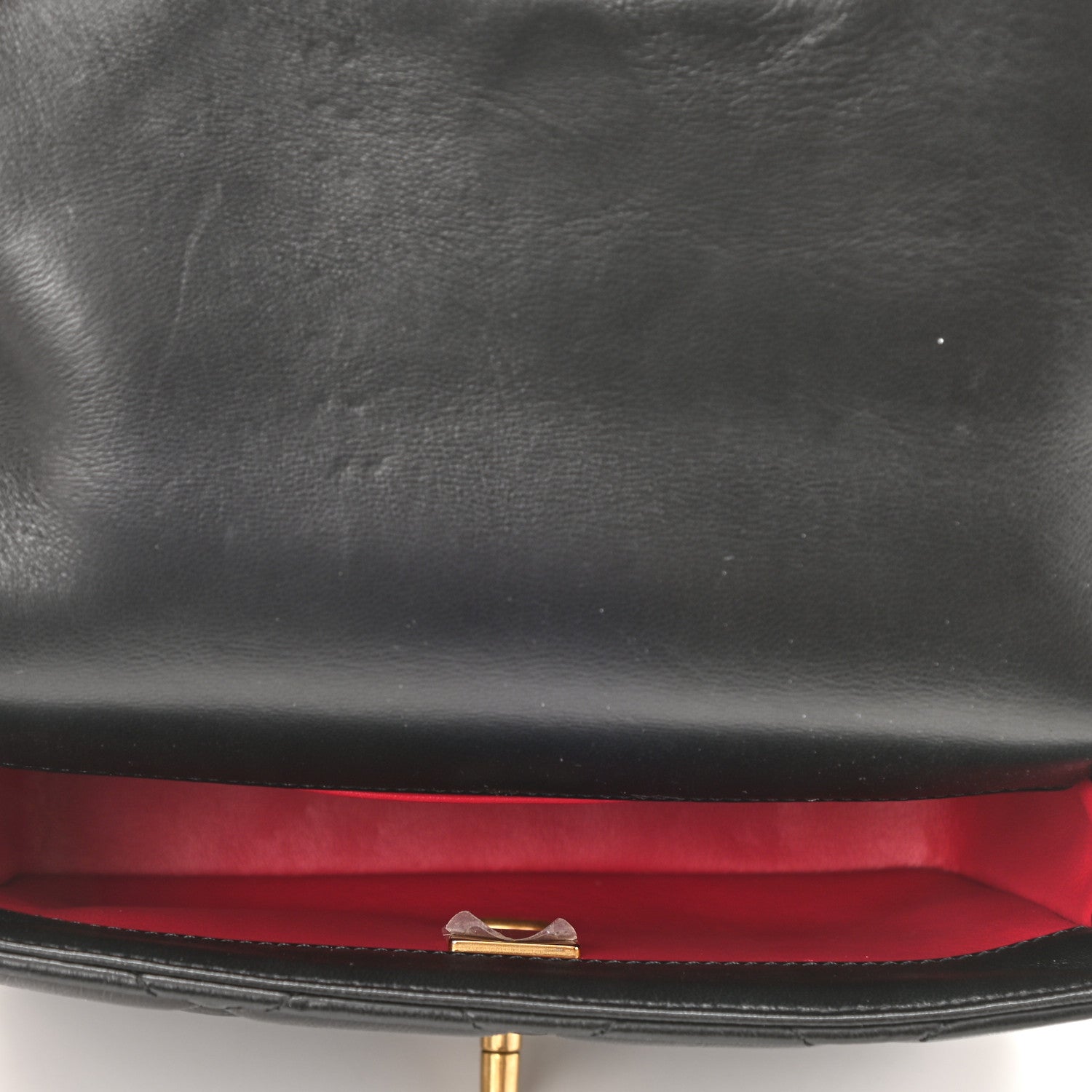 Chanel Lambskin Enamel Quilted Mini Pending CC Square Flap Black 5 of 11