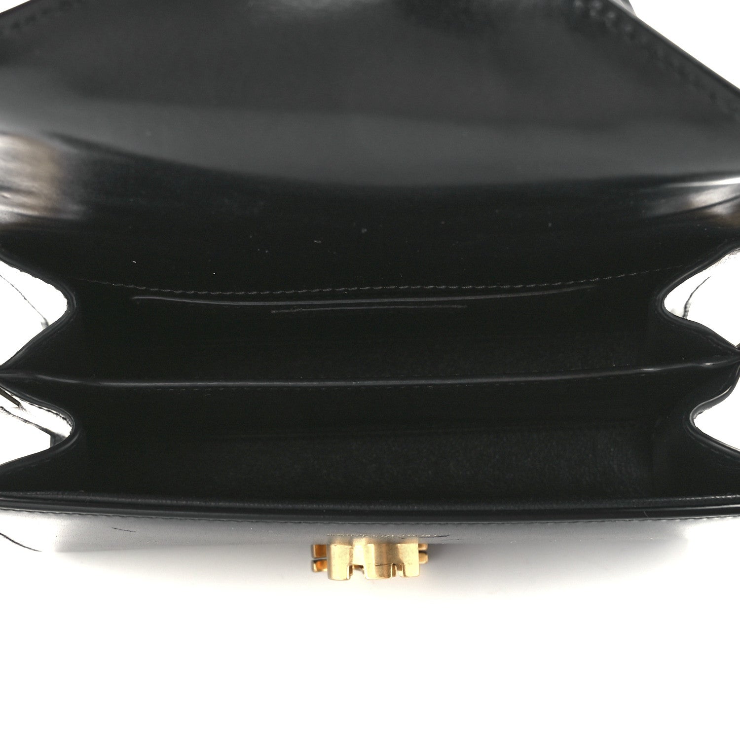 Saint Laurent Grain de Poudre Mini Classic Monogram Cassandra Top Handle Black 5 of 12