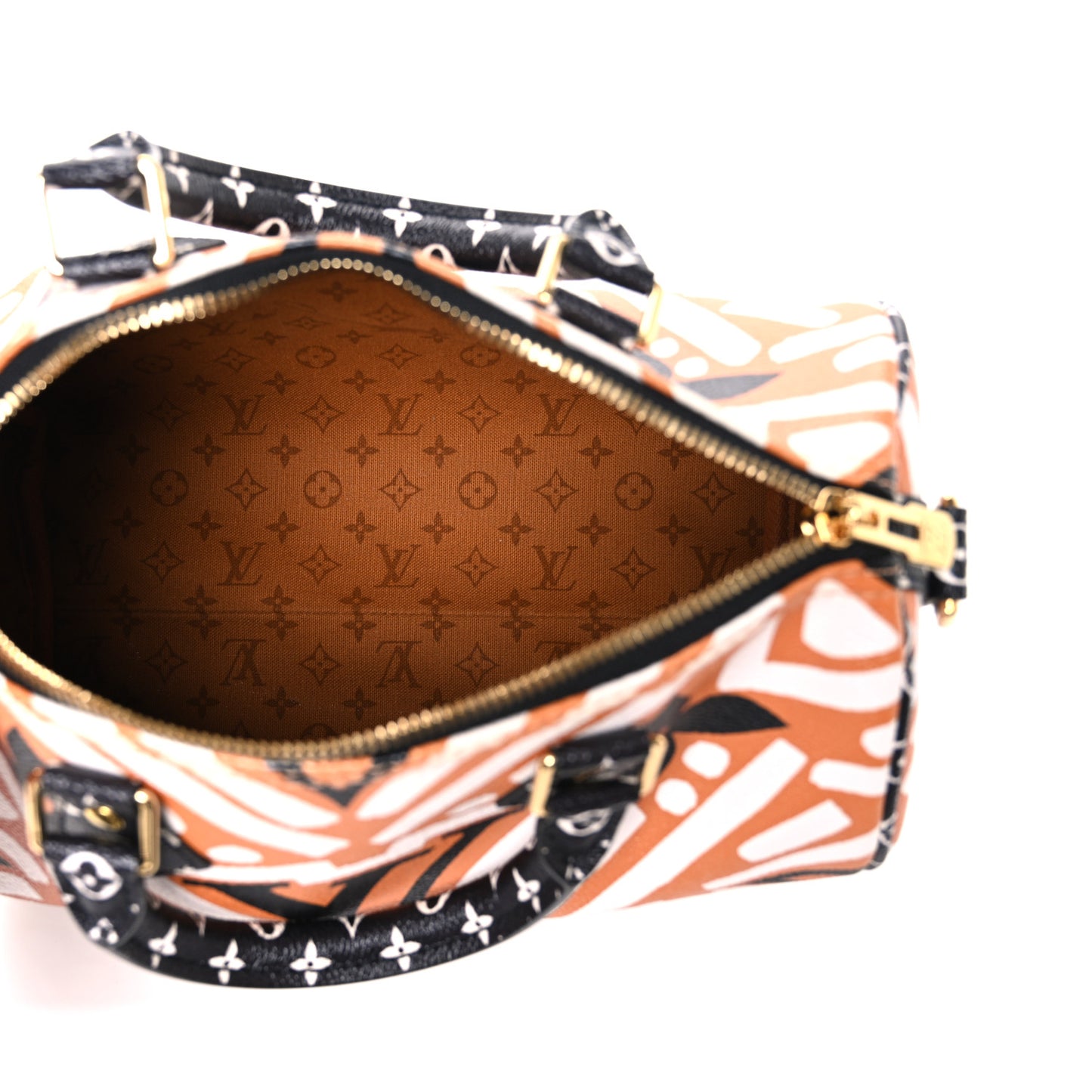 Monogram Giant Crafty Speedy Bandouliere 25 Creme Caramel