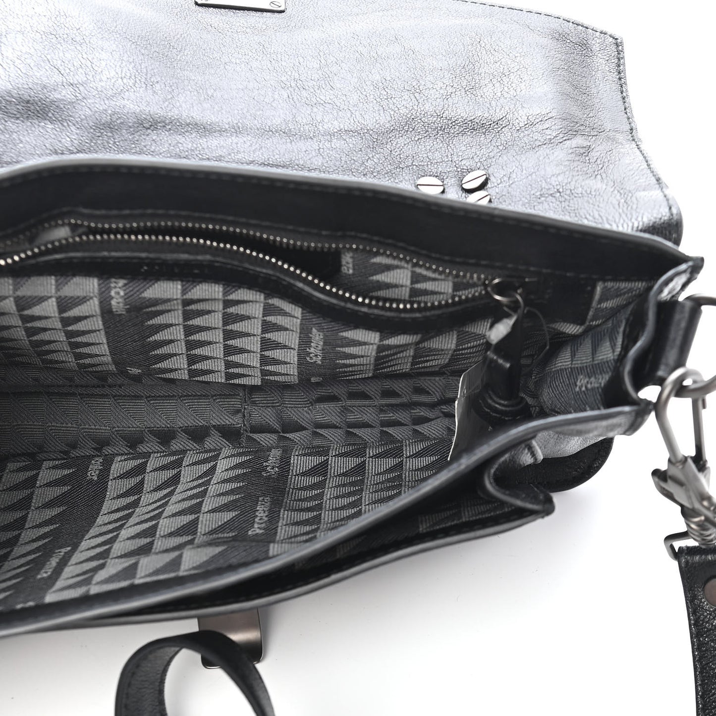 Soft Grainy Calfskin Tiny PS1 Satchel Black