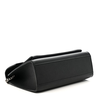 Louis Vuitton Soft Calfskin Mylockme Chain Bag BB Black 4 of 10