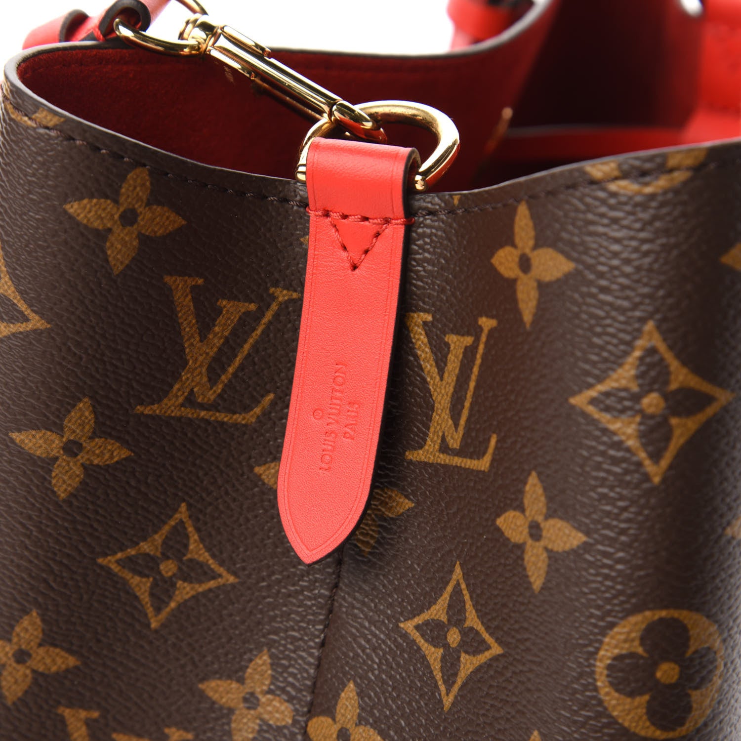 Louis Vuitton Monogram Neonoe MM Coquelicot 8 of 10