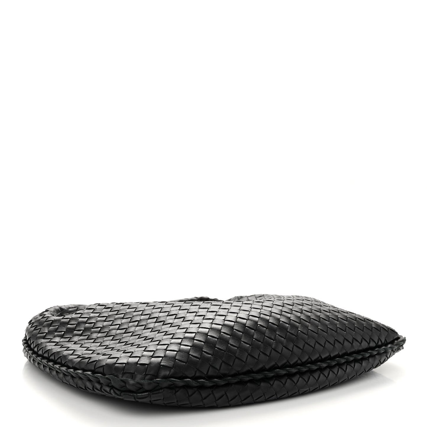 Nappa Intrecciato Medium Veneta Hobo Black