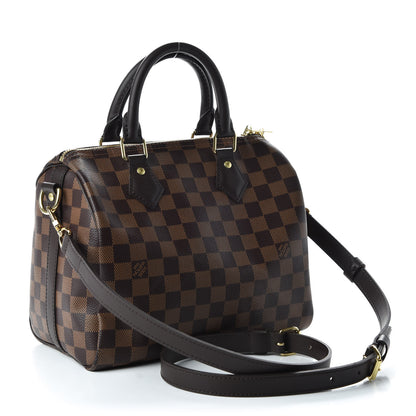 Louis Vuitton Damier Ebene Speedy Bandouliere 25 3 of 10