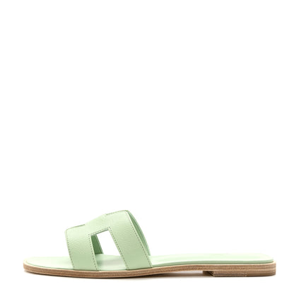 Hermes Epsom Oran Sandals 41 Vert Jade 1 of 8