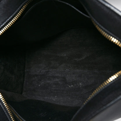 Saint Laurent Smooth Calfskin Small Monogram Cabas Black 5 of 8