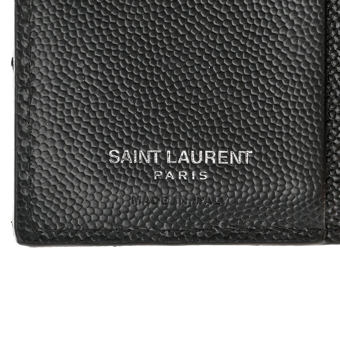 Grain De Poudre Matelasse Chevron Monogram Zipped Card Case Black