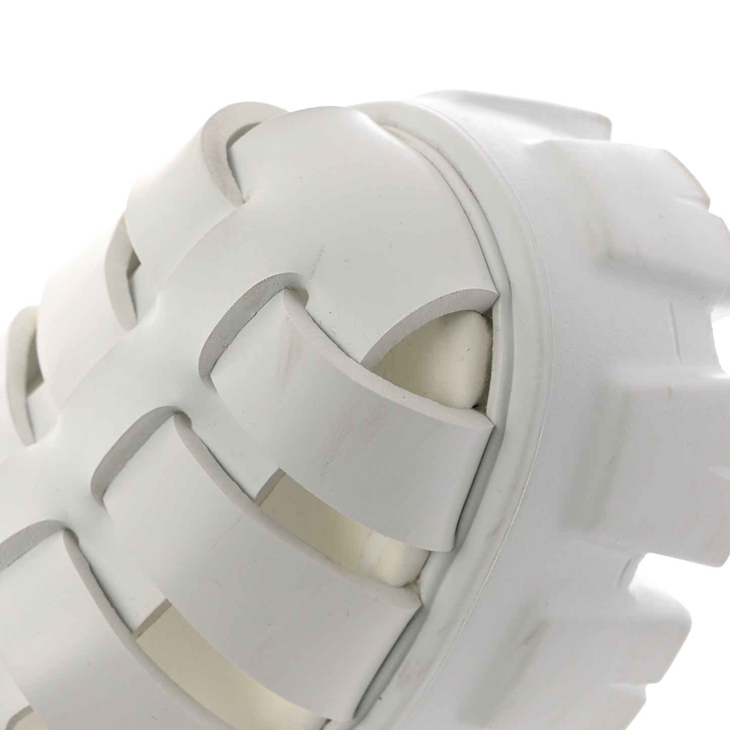 Foam Rubber Metal Triangle Logo Monolith 55mm Cage Sandals 37 White