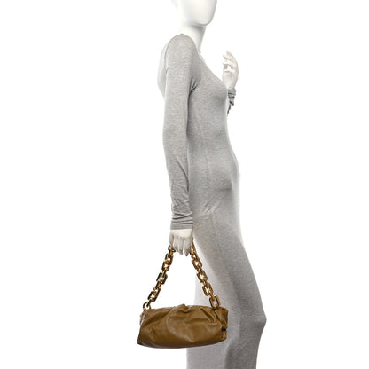 Bottega Veneta Calfskin The Pouch Chain Moutarde 2 of 10