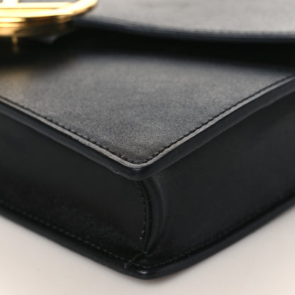 Fendi Vitello Liberty Lucido F is Fendi Medium Envelope Wallet on Chain Black 9 of 10