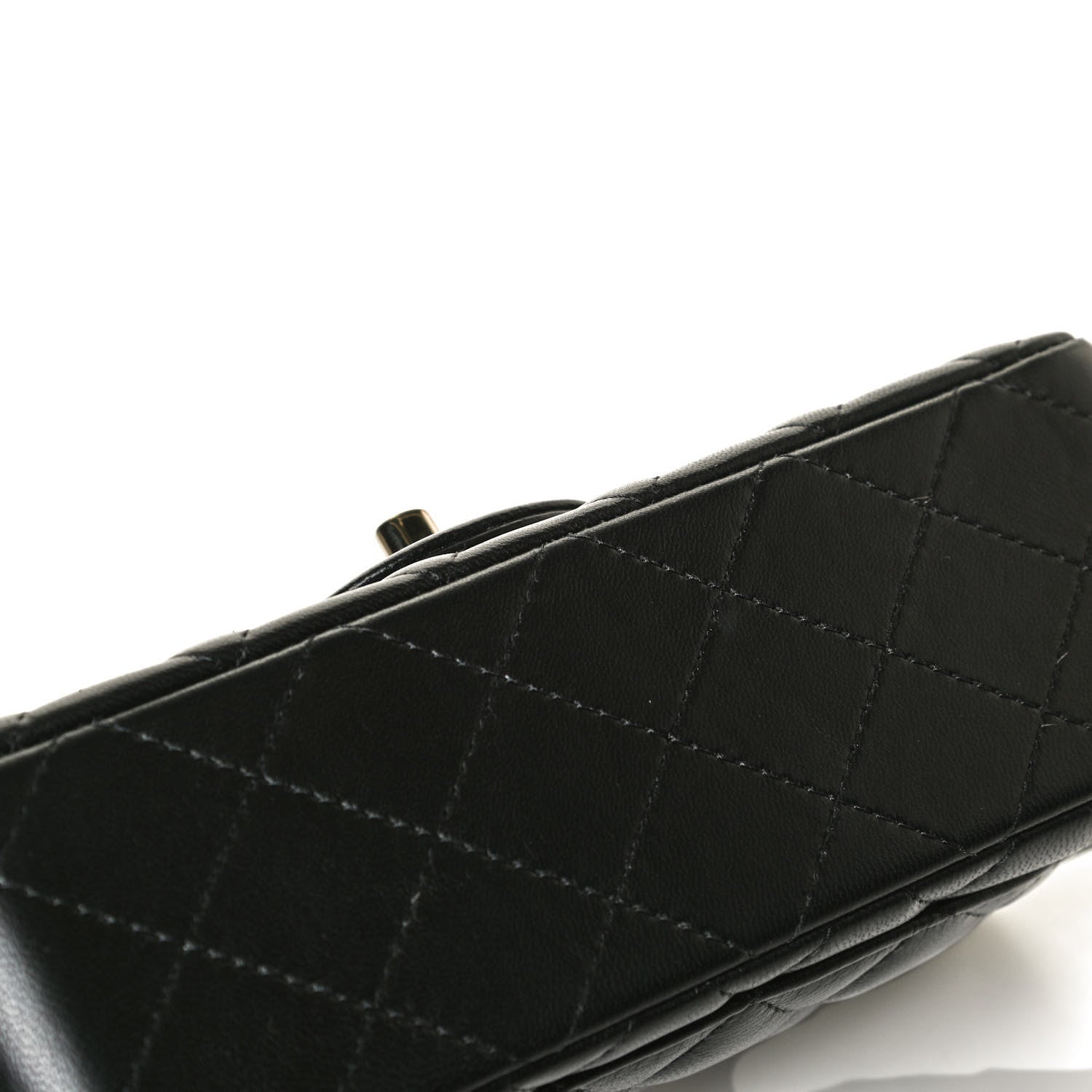 Chanel Lambskin Quilted Mini Rectangular Flap Black 11 of 12