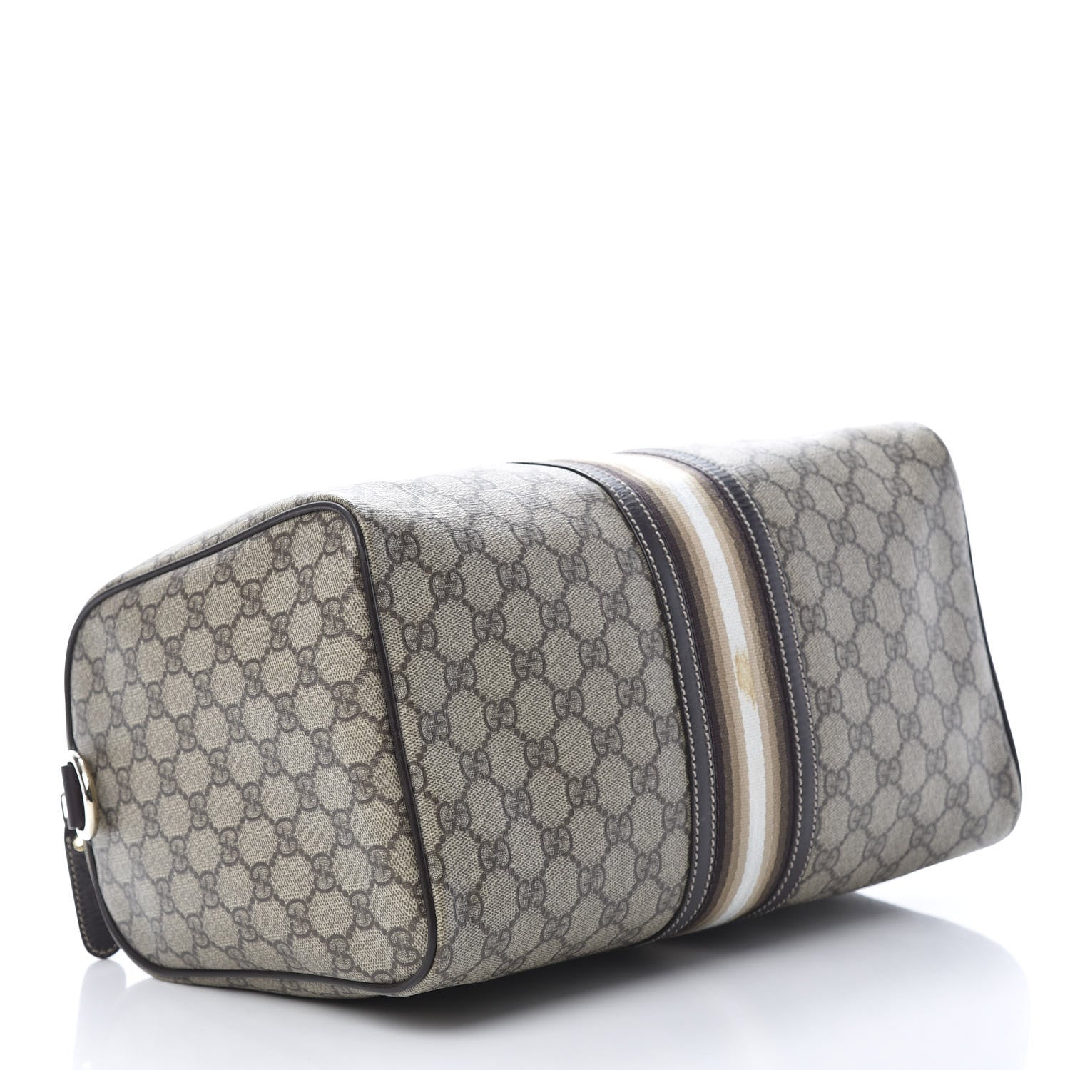 Gucci GG Plus Monogram Web Medium Joy Boston Dark Brown 4 of 13