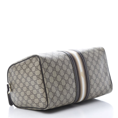 Gucci GG Plus Monogram Web Medium Joy Boston Dark Brown 4 of 13