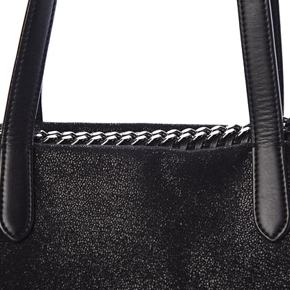 Stella McCartney Shaggy Deer Falabella East West Shopper Tote Black 7 of 9