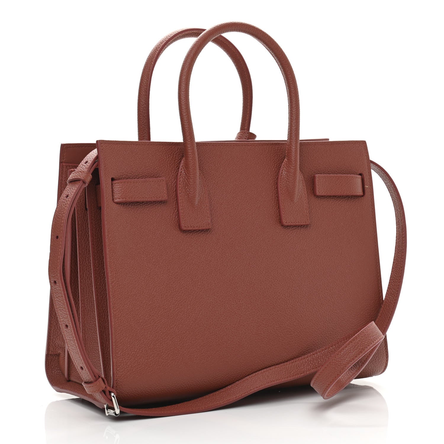 Saint Laurent Grained Calfskin Baby Sac De Jour Supple Canyon 3 of 11