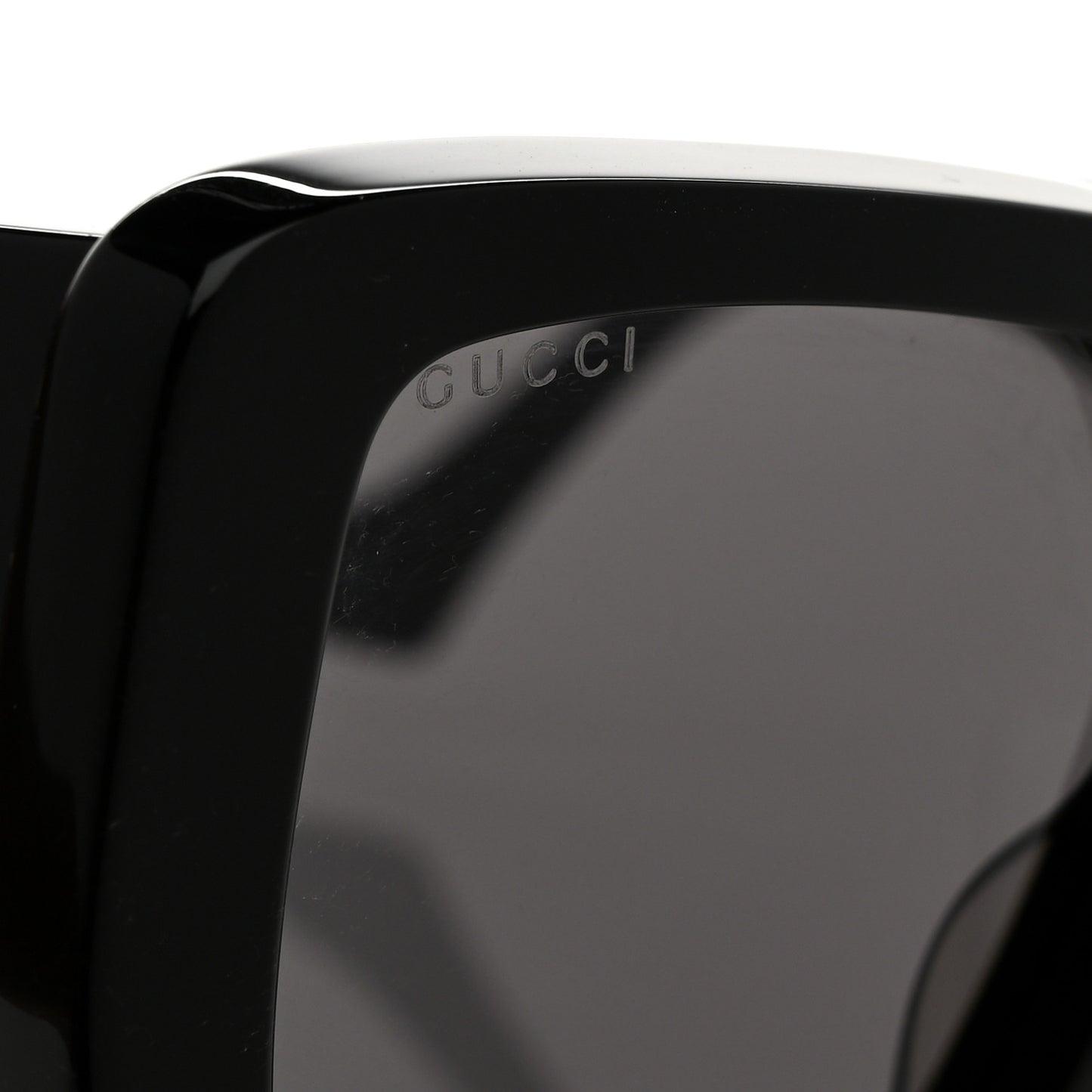 Acetate Square Frame Sunglasses GG0956S Black