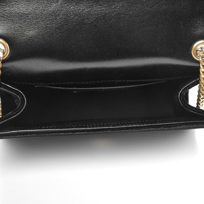Saint Laurent Velvet Small Monogram Kate Tassel Shoulder Bag Black 5 of 7