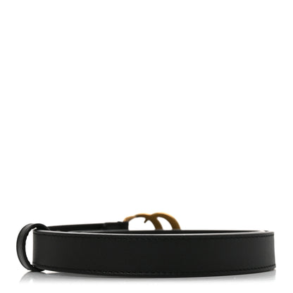 Gucci Calfskin Double G 20mm Belt 65 26 Black 2 of 4