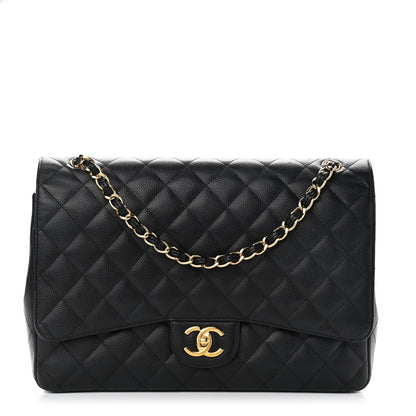 Chanel Caviar Quilted Maxi Double Flap Black 1 of 13