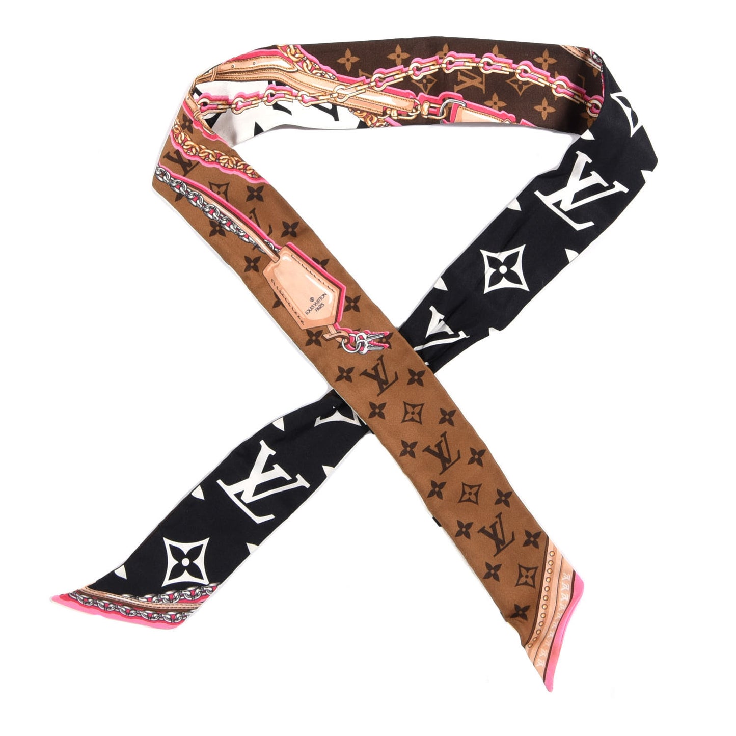 Silk Ultimate Monogram BB Bandeau Black