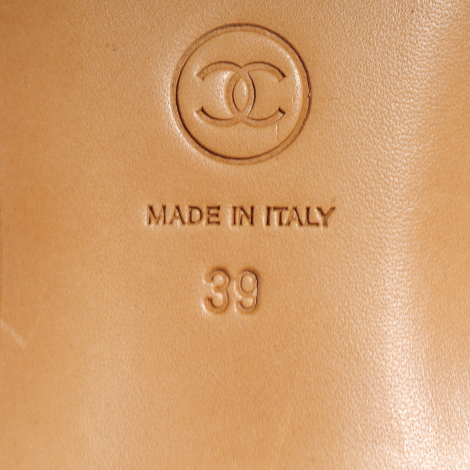 Chanel Leather CC Loafers 39 Black 6 of 8