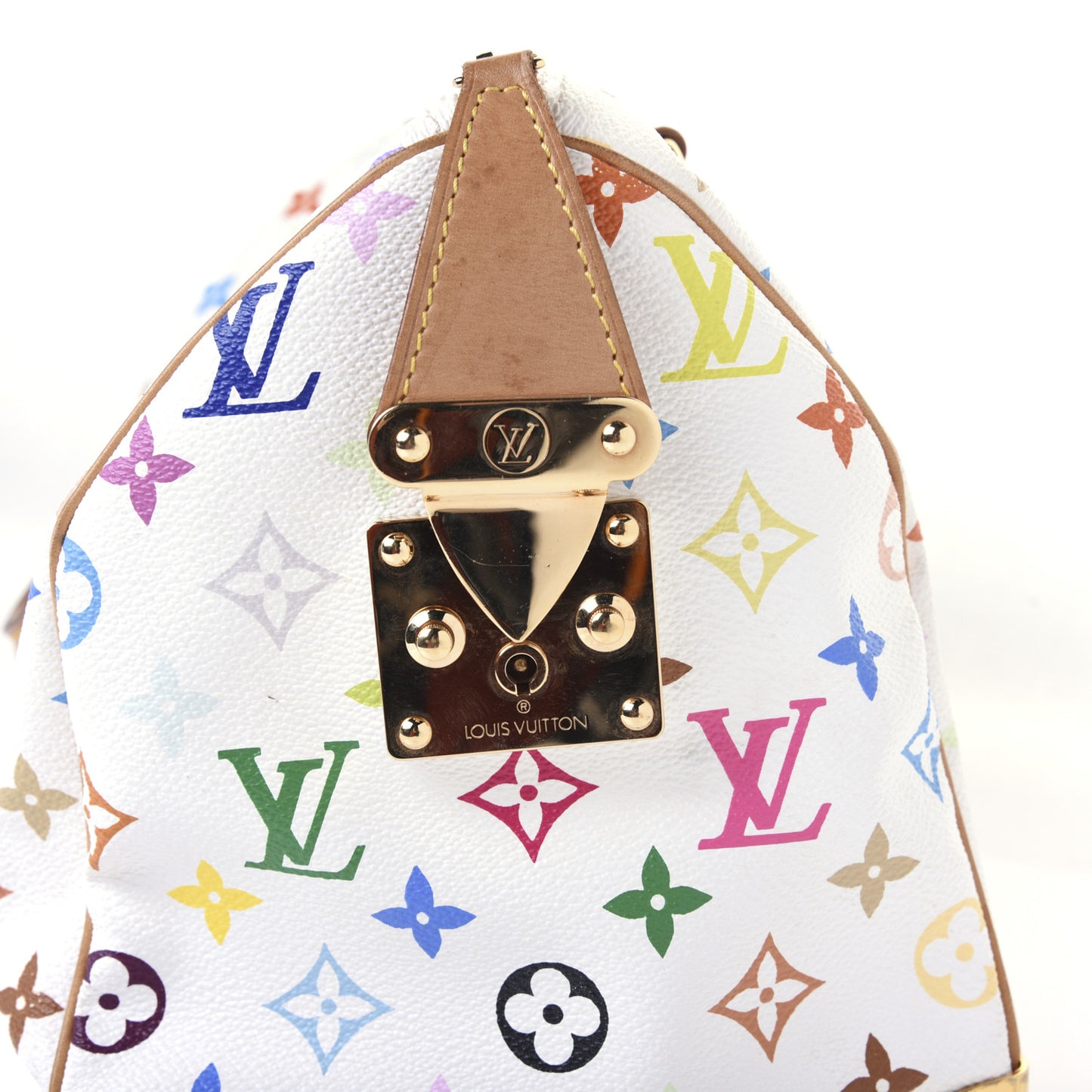 Monogram Multicolor Speedy 30 White