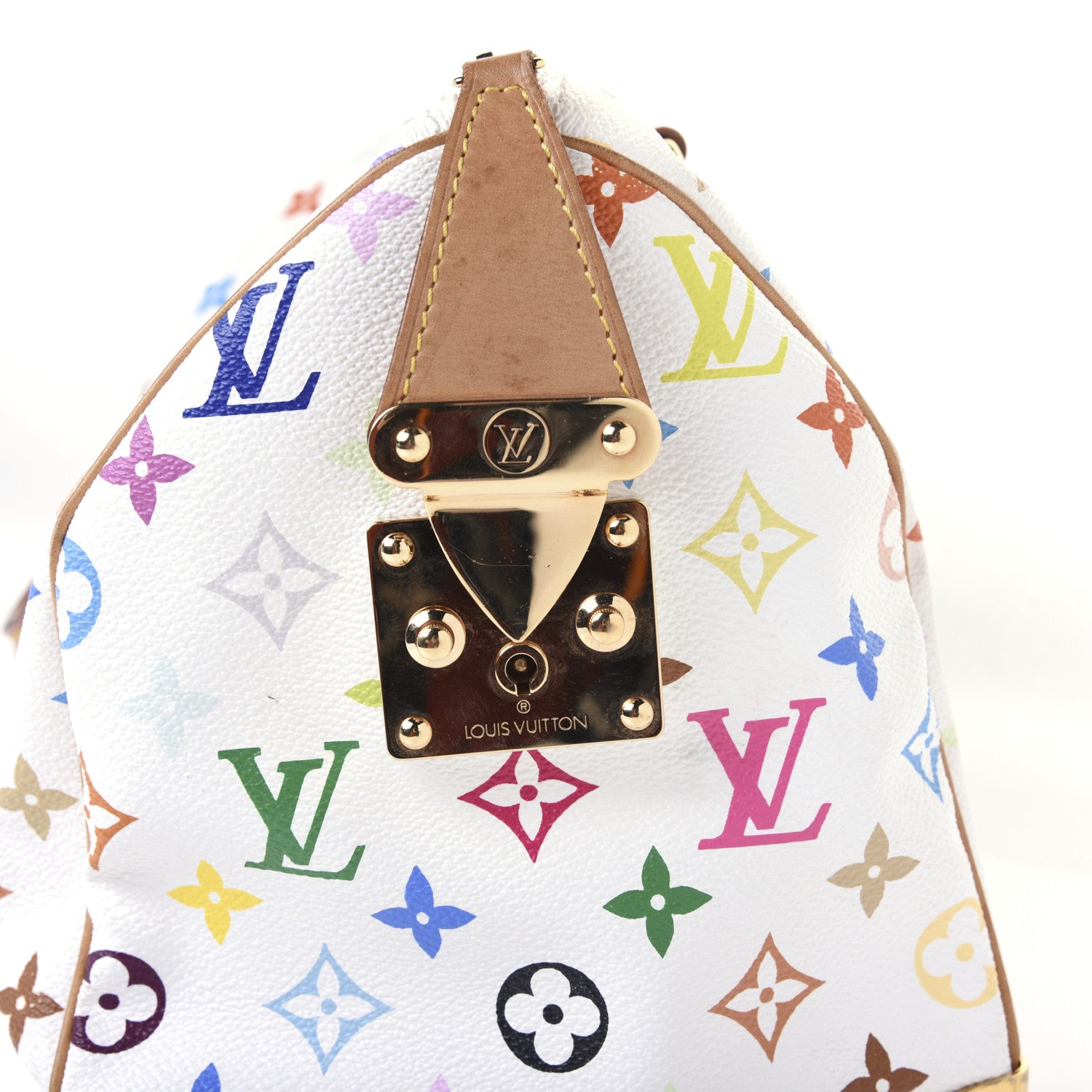 Louis Vuitton Monogram Multicolor Speedy 30 White 17 of 27