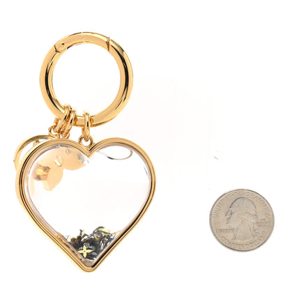 Louis Vuitton Plexiglass Metal I LV U Bag Charm Key Holder Transparent Gold 2 of 3