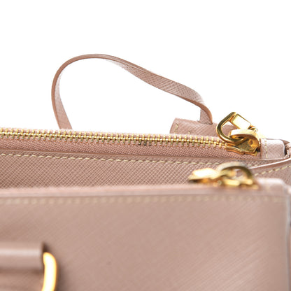Prada Saffiano Medium Galleria Double Zip Tote Cammeo 16 of 19
