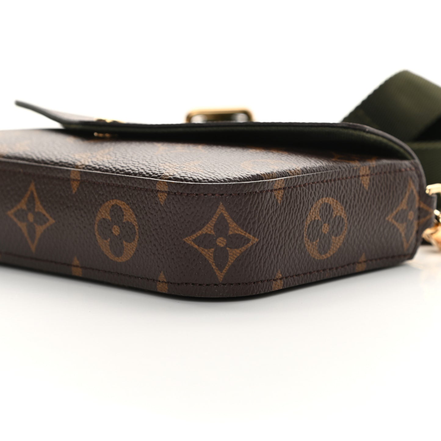 Monogram Felicie Strap & Go Kaki