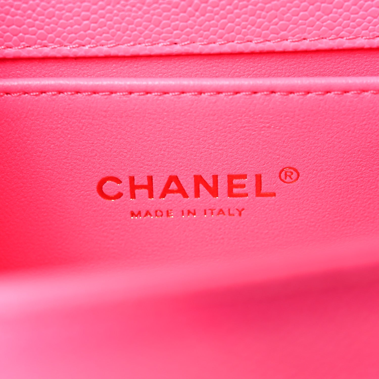 Chanel Caviar Chevron Quilted Medium Boy Flap Fuchsia 6 of 11