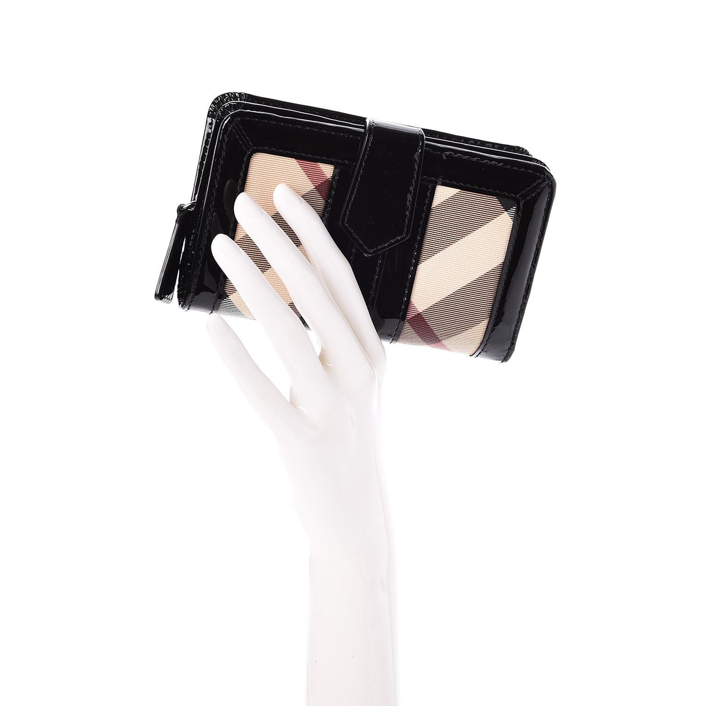 Supernova Check Penrose Continental Wallet Black