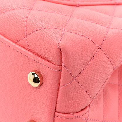 Chanel Caviar Quilted Mini Coco Handle Flap Pink 12 of 15