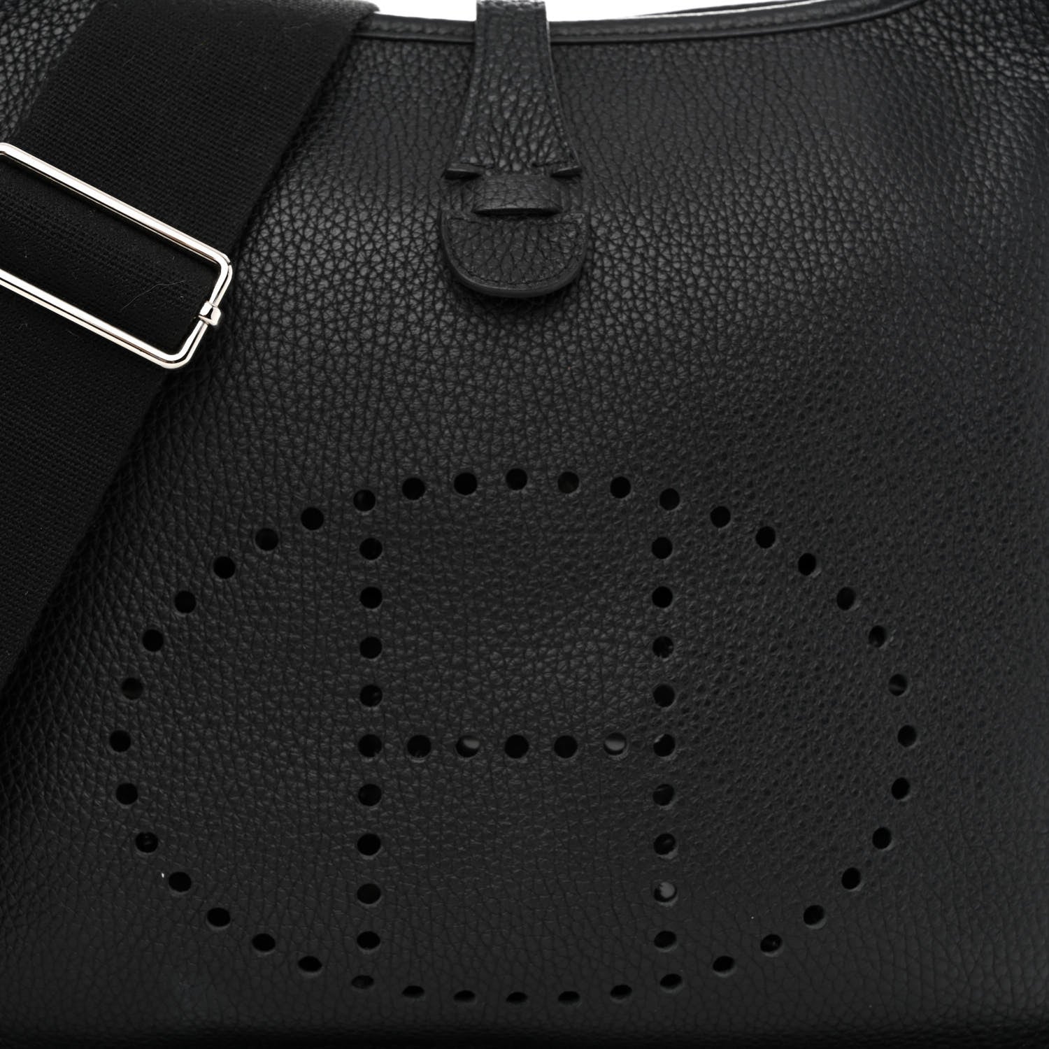 Hermes Taurillon Clemence Evelyne III PM Black 8 of 11