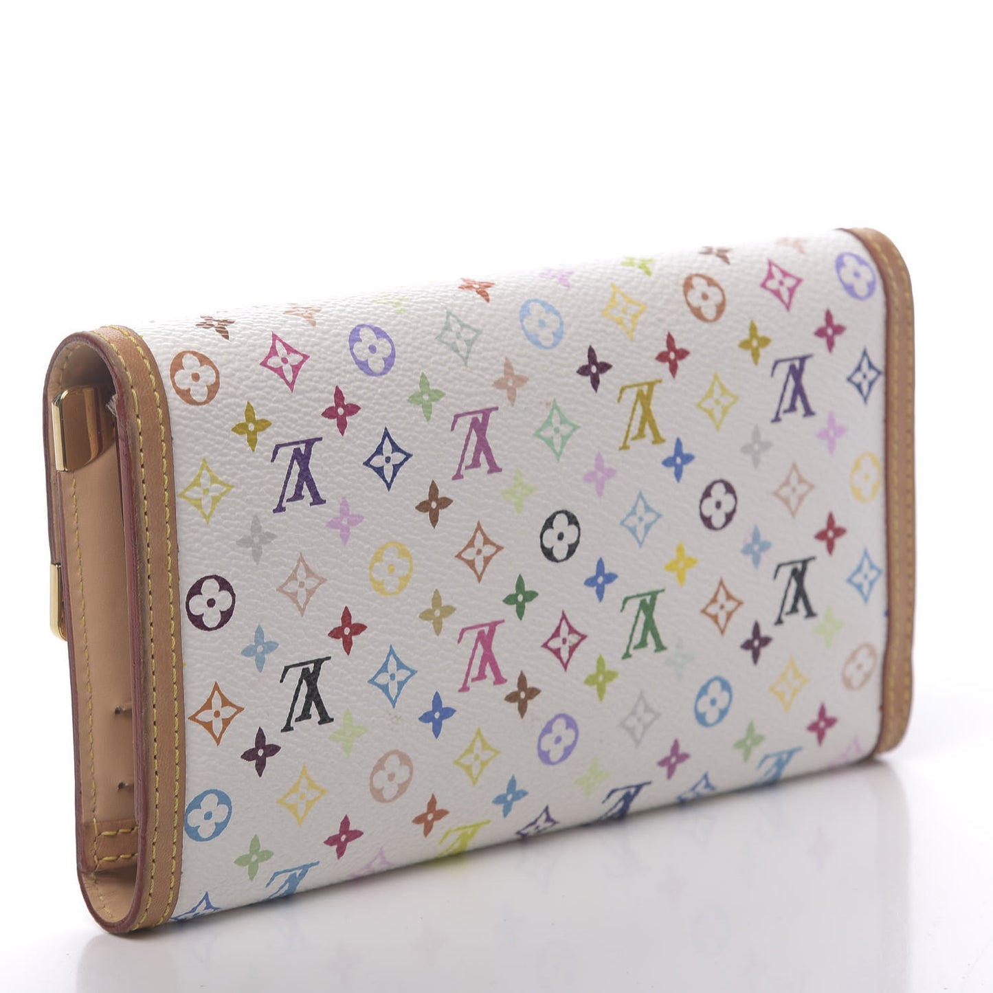 Monogram Multicolor Porte Tresor International Wallet White