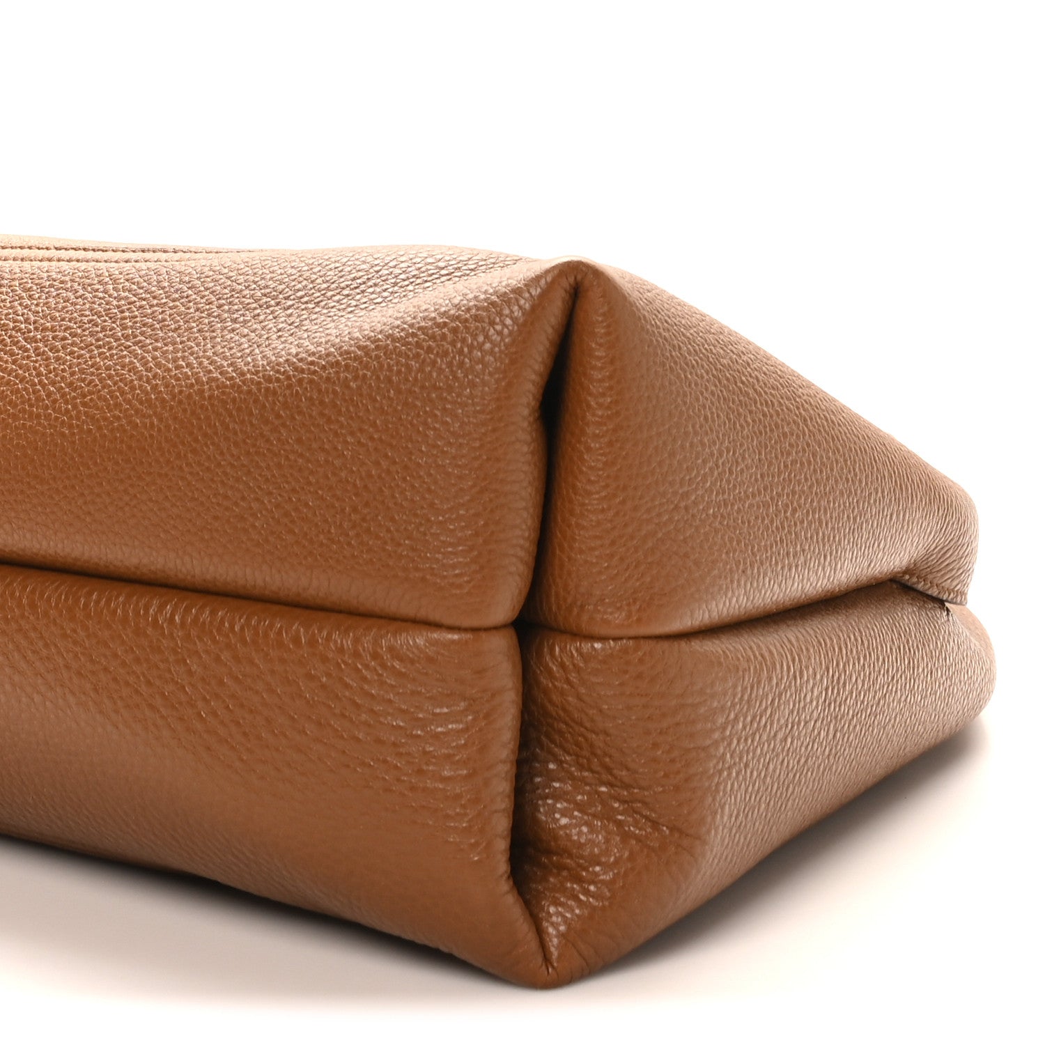 Gucci Grained Calfskin Softbit Maxi Shoulder Bag Brown 10 of 10