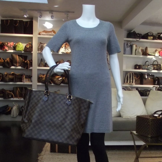 Louis Vuitton Damier Ebene Saleya GM 2 of 12