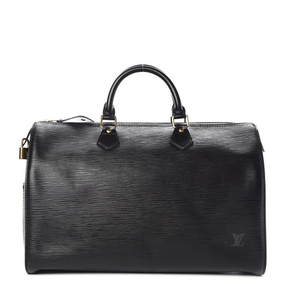 Louis Vuitton Epi Speedy 35 Black 1 of 9