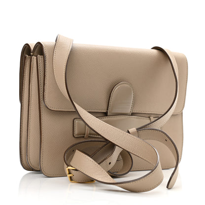 Celine Baby Grained Calfskin Medium Symmetrical Bag Taupe 3 of 15