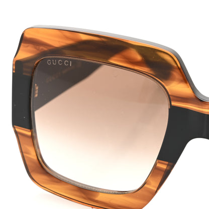 Gucci Square Frame GG0178S Sunglasses Havana 7 of 8