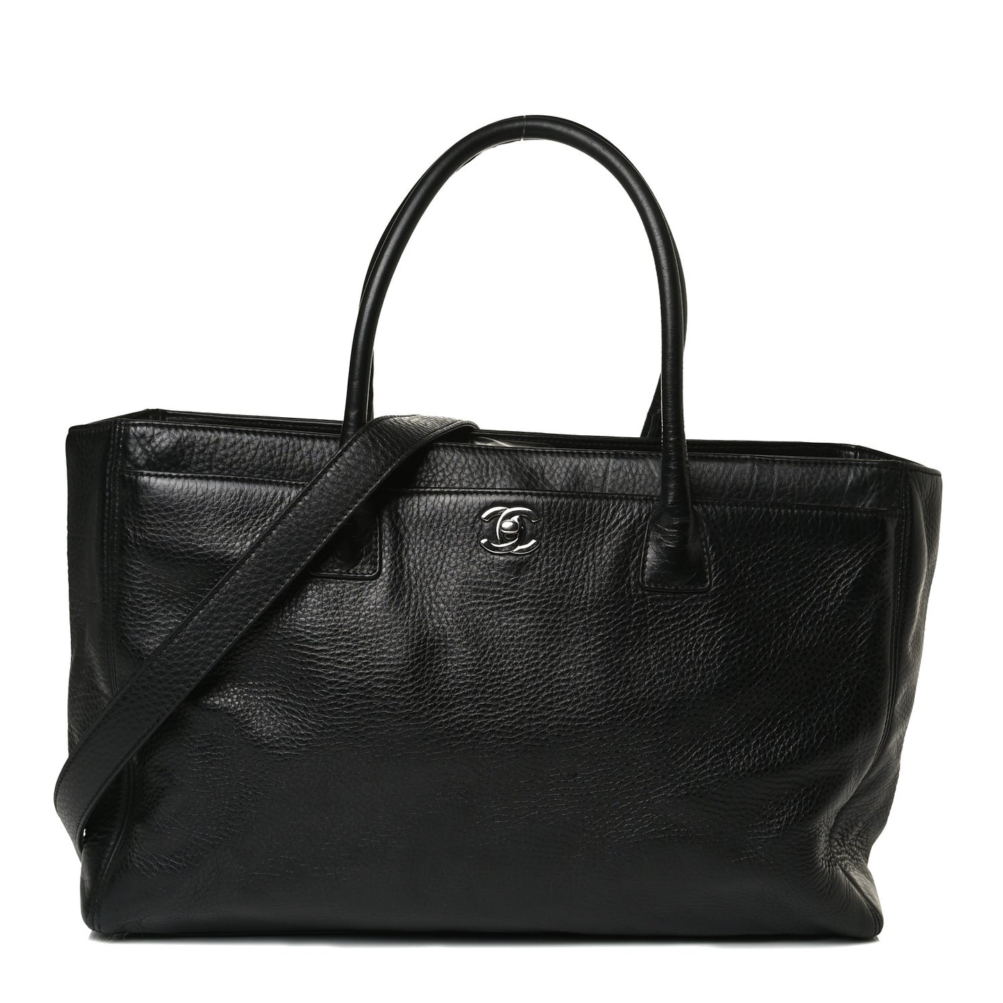 Deerskin Cerf Executive Shopper Tote Black