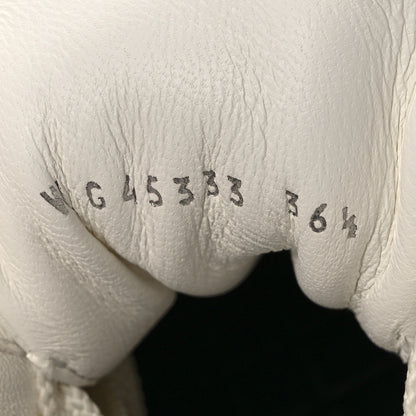 Chanel Calfskin CC Sneakers 36.5 Light Burgundy White Pink 8 of 9